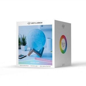 West & Arrow Blue Mood Light with Remote